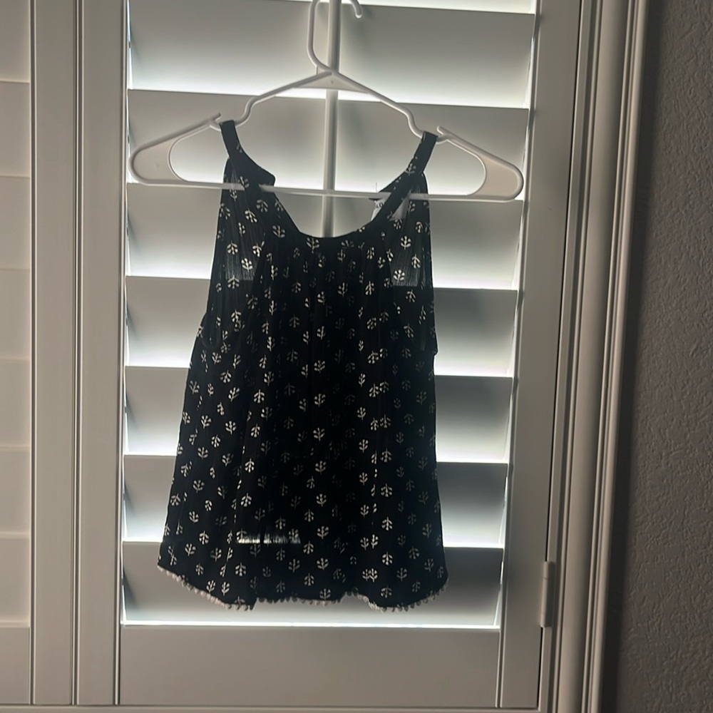 Black tank top